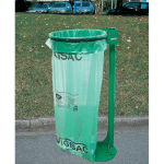 SUPPORT SAC POUBELLE SUR PIED ROSSIGNOL ECOLLECTO VERT SANS COUVERCLE 110 L