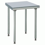 TABLE INOX CENTRALE LONGUEUR 700 MM