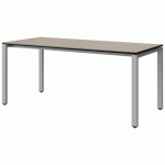 TABLE MALIBU 180X80 T6 SOUDÉ ST ANTIB ACACIA/NOIR GRIS 9006 - MANUTAN EXPERT