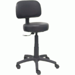 CHAISE DE BUREAU RASPILLA G1 SIMILICUIR NOIR - PIQUERAS Y CRESPO