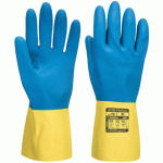 GANTS DE MANUTENTION DE PROTECTION CHIMIQUE LATEX DOUBLE ENDUCTION A801 9 - PORTWEST