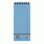 LISTMAKER EUROPA BLOC RELIURE INTÉGRALE 18X7,6CM 120 PAGES LIGNÉ - TURQUOISE - LOT DE 10