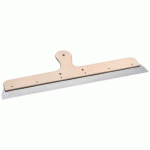 LOT DE 2 - SPATULE POUR FAÇADE EN ACIER, POIGNÉE EN BOIS, 600 MM