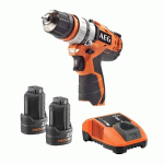 PERCEUSE VISSEUSE 12V + 2 BATTERIES 2AH + COFFRET - BS12C2 LI-202C AEG POWERTOOLS