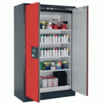 ARMOIRE SÉCURITÉ Q-CLASSIC-90 Q90.195.120 GRIS/ROUGE