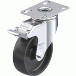 BLICKLE - ROULETTE PIVOTANTE À FREIN Ø 100MM BANDAGE POLYAMIDE PA 6.6 120KG - LKPA-POA 100G-FI