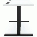 BUREAU ELEMENTS SOLID 2000 AVEC CHARGEUR QI - GRIS - BLANC - ACTIFORCE