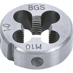 BGS TECHNIC - FILIERE M10 X 1.00 X 25 METRIQUE PAS STANDARD DE 10 X 100 CAGE DE 25.4 MM