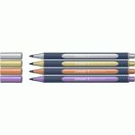 LOT DE 2 - POCHETTE SCHNEIDER ROLLER METALLIQUE PAINT IT 050 TRAIT 0,4 MM POINTE ULTRA SMOOTH 4 COLORIS ASSORTI