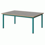 TABLE MALIBU 120X80 T1 4P STRA ALAISÉ BÉTON F186/BLEU 5018