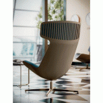 FAUTEUIL LOUNGE CLEO BRONZE - VERT