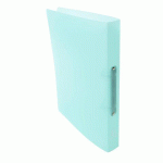 LOT DE 15 - CLASSEUR 2 ANNEAUX 30MM POLYPROPYLÈNE CHROMALINE PASTEL - VERT PASTEL