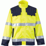 VESTE HAUTE VISIBILITÉ JAUNE ET BLEU MARINE DE TAILLE M - SINGER SAFETY