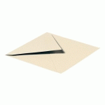 ENVELOPPE 165 X 165 MM POLLEN CLAIREFONTAINE 120 G SANS FENÊTRE IVOIRE - PAQUET DE 20