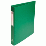 LOT DE 10 - CLASSEUR 4 ANNEAUX CARTONNÉ EXACOMPTA A4 - DOS 4 CM VERT