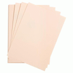 LOT DE 5 - ETIVAL COLOR PAQUET 5F A4 160G - ROSE PÂLE