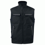 PROJOB 5706 BODYWARMER MULTIPOCHES PRIO NOIR - TAILLE XXXXL