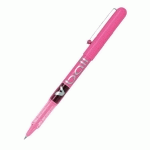 LOT DE 2 - STYLO ROLLER PILOT V-BALL À CAPUCHON POINTE 0,5 MM - ÉCRITURE FINE ROSE