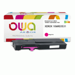 TONER REMANUFACTURÉ OWA - HAUTE CAPACITÉ - MAGENTA - POUR XEROX 106R03531 - TONER COMPATIBLE