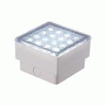 PRIOS EWGENIE LAMPE ENCASTRABLE LED, 10 X 10 CM
