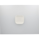 ASSIETTE PLATE CARRÉ IVOIRE PORCELAINE 11X11 CM AUREA RAK