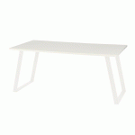 BUREAU SHAPE 160 X 80 X 75 CM DESIGN DROIT BLANC