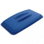 DURABLE COUVERCLE PLASTIQUE BLEU POUR CORBEILLE 60L