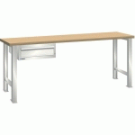 ÉTABLIS BLANC GRIS 2000X750X890 CAP. 360KG ET 1 TIR. 75KG - LISTA