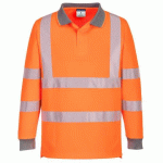 PORTWEST EC11 POLO ECO HAUTE VISIBILITÉ L/S (PACK DE 6) - TAILLE S