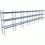 RACK 1 DÉPART + 6 SUIVANTS LXLXH 2700X19900X5000 800KG 3 NIV - BITO