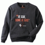 SWEAT À MESSAGE HOMME SSWEAT TAILLE: L ANTHRACITE - PARADE