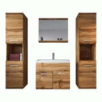 MEUBLE DE SALLE DE BAIN MONTREAL XL BADPLAATS 60 CM CHENE - ARMOIRE - CHÊNE