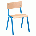 LOT DE 2 - CHAISE SCOLAIRE TAILLE 4 - BLEU