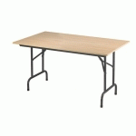 TABLES PLIANTES PRIMERA 140 X 80 CM HÊTRE PIÈTEMENT NOIR