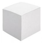 BLOC CUBE PAPIER BLANC RECYCLÉ - BLOC-CUBES DOS ENCOLLÉ