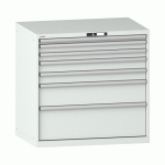 LISTA - ARMOIRE À TIROIRS (HXLXP) 100 X 102,3 X 72,5 CM KEY LOCK R7035