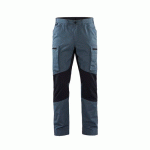 PANTALON DE TRAVAIL MAINTENANCE +STRETCH BLEU CLAIR/BLEU FONCÉ D100 - BLAKLADER