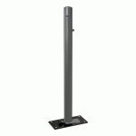 POTELET RABATT SOLIBLOC Ø 76 MM CARREFOUR ZINC GRIS PROCITY - PROCITY