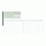 REGISTRE PIQÛRE CONTRÔLE MÉDICAL EXACOMPTA 6618E