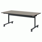 TABLE MALIBU RAB 160X80 T4 DL ST ANTIB GRI U727/NO GRIS 7016