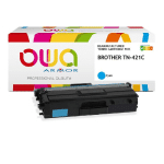 TONER D'ENCRE REMANUFACTURE OWA - COMPATIBLE BROTHER TN421 K18058OW - CYAN