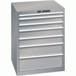 ARMOIRE GRIS PIGEON 717X725X850 AVEC 7 TIR. 75KG - LISTA