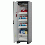 ARMOIRE SÉCURITÉ Q-CLASSIC-30 Q30.195.056 GRIS/VERT - MANUTAN COLLECTIVITÉS