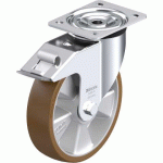 BLICKLE - ROULETTE PIVOTANTE À FREIN Ø 200MM BANDAGE POLYURÉTHANE PU 400KG - L-ALB 200K-FI
