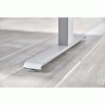 BUREAU ASSIS-DEBOUT SÉRIE XDKB-160X80CM-NOYER-BLANC - HAMMERBACHER