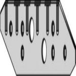 CONTRE SEP CARBURE DROITE 172380 ADAPTABLE G&B