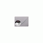 LOT DE 2 - PAQUET DE 20 ENVELOPPES POLLEN 75X100MM 120G/M² - GRIS KOALA