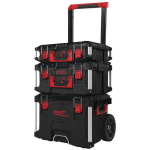 PACK 3 PIÈCES (TROLLEY COFFRET LARGE COFFRET) PACKOUT MILWAUKEE TOOL 4932464244