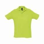 POLO PERSONNALISABLE PIQUÉ SUMMER ADULTE VERT POMME