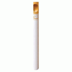 POTELET CIGARETTE FOURREAU PLAT GALVA BLC 5010/JAUNE 1034 - PROCITY